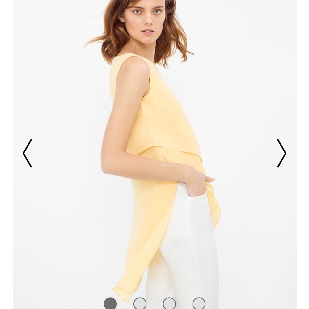 ❤️SOLD WHBM asymmetrical tiered tunic top - Picture 7 of 8